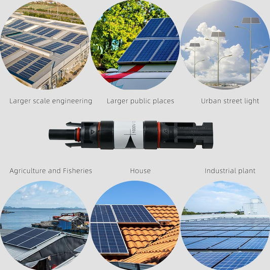 ABONIX 1000V 15A Solar PV Connector with Anti-Reverse Diode, MC4 Compatible Pack- 1