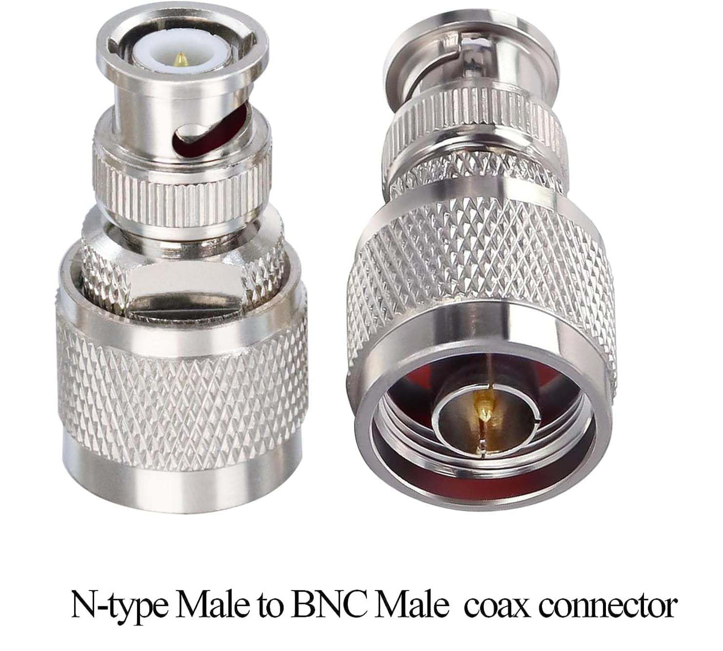 ABONIX BNC Male to N Male RF Coax Adapter Connector- Pack- 1