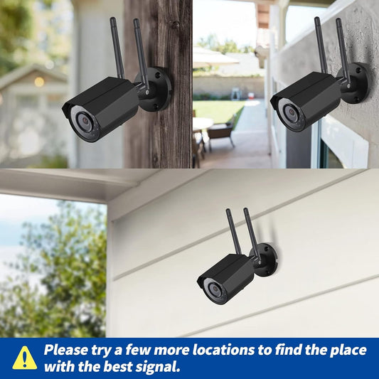 ABONIX 3dBi Dual Band WiFi Antenna SMA Male for Wireless IP Camera & CCTV- Pack- 2