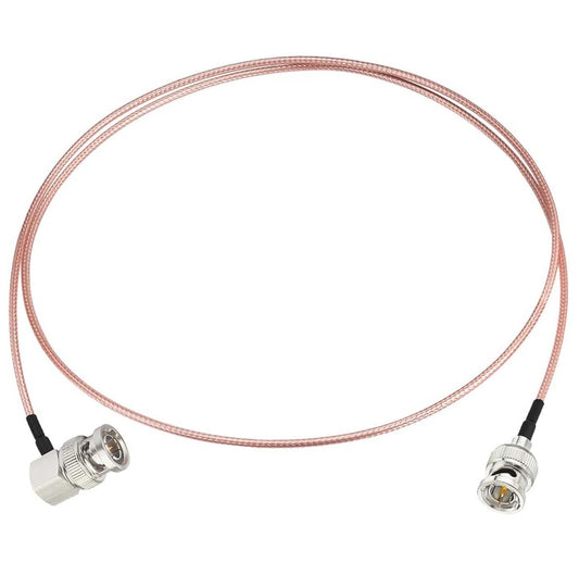 RG316 Right Angle BNC Male to BNC Male 3.28ft(1M) 50Ohm Extension Cable (Pack of 1)