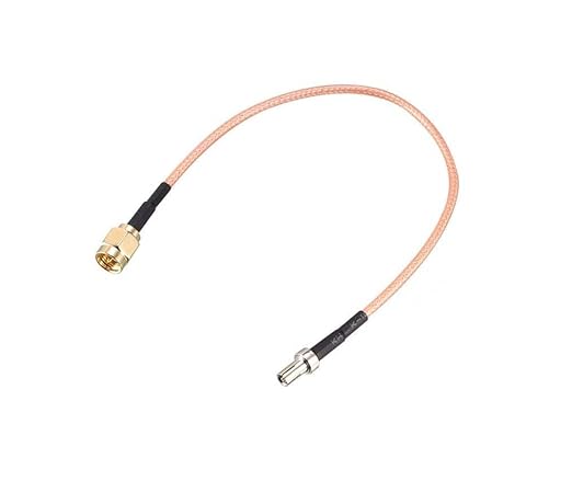 RG316 SMA Coax Cable 12inch (30cm) SMA Male to TS9 Male Coaxial Antenna Extension Cable (Pack of 1)