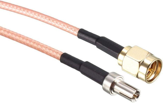 RG316 SMA Coax Cable 12inch (30cm) SMA Male to TS9 Male Coaxial Antenna Extension Cable (Pack of 1)