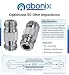 ABONIX N Female to N Female RF Adapter, 50 Ohm Coaxial Connector- Pack- 1