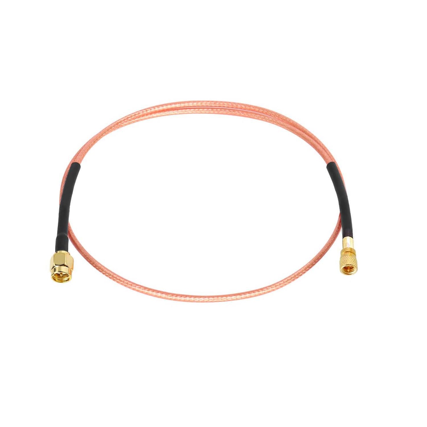 ABONIX SMA Male to M5 Microdot RG316 Test Cable, 1 Meter, 50 Ohm, Pack- 1