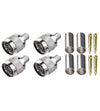 ABONIX N Male Crimp Connector N Type Plug Adapter, Pack- 4