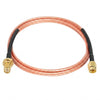 Abonix RP-SMA Male to SMA Female RG316 RF Coaxial Cable, 50 Ohm, 1M/3.3FT