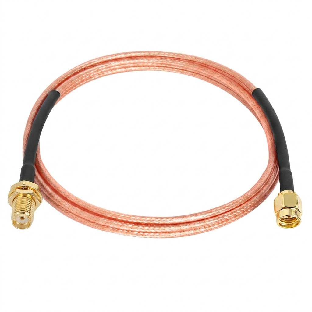 Abonix RP-SMA Male to SMA Female RG316 RF Coaxial Cable, 50 Ohm, 1M/3.3FT