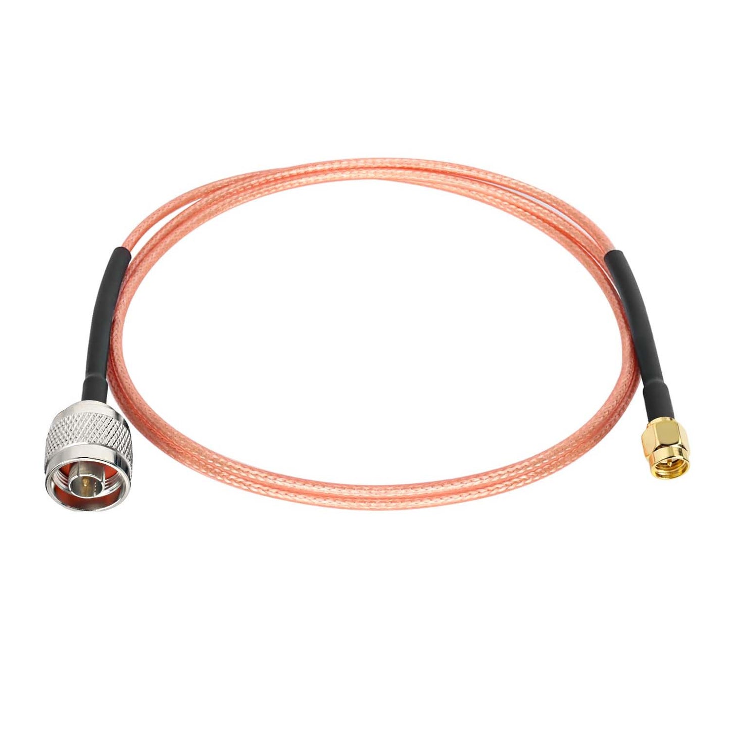 ABONIX SMA Male to N Male RG316 Cable 1M, 50 Ohm RF Antenna Extension Cable Pack- 1