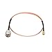 ABONIX SMA Male to N Male RG316 Cable 2FT, 50 Ohm RF Antenna Extension Cable Pack- 1