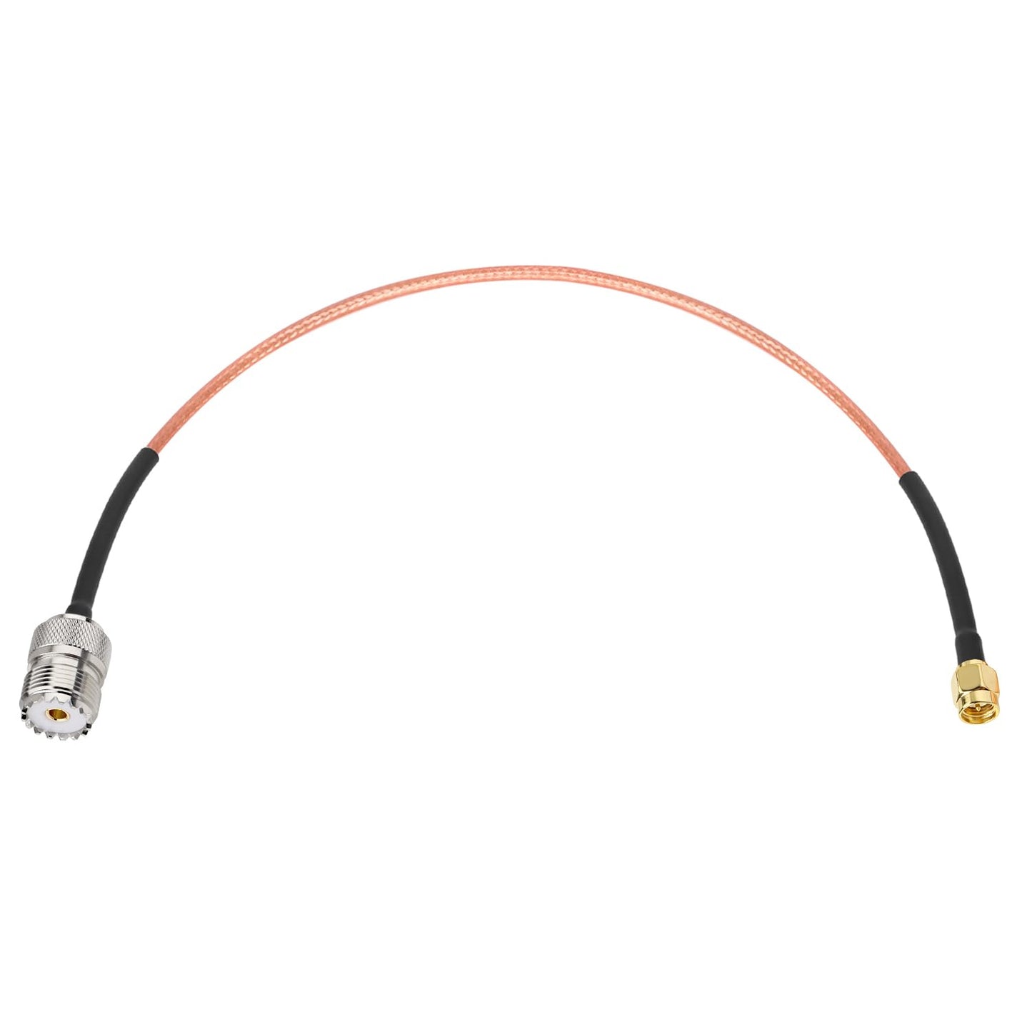 ABONIX RG316 SMA Male to UHF Female Coaxial Cable 1FT, Pack-1