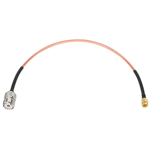 ABONIX RG316 SMA Male to UHF Female Coaxial Cable 1FT, Pack-1