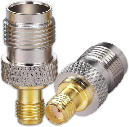 SMA Female to TNC Female Coax Adapter - Pack - 2