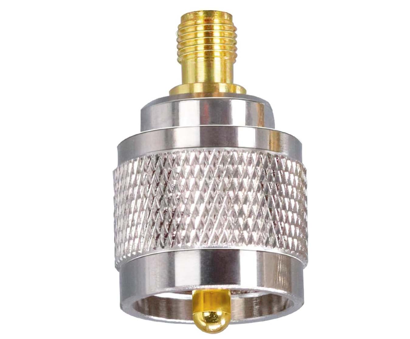 UHF Male to SMA Female Coax Adapter - Pack - 1