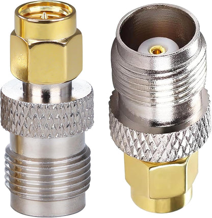 SMA Male to TNC Female Coax Adapter - Pack - 2
