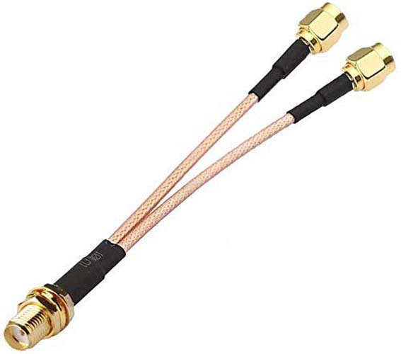 Omni Antenna 12-dBi with LMR 400 Cable 15 Meter and Splitter Cable