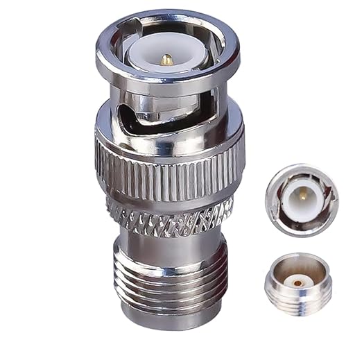 BNC Male to TNC Female RF Coaxial Connector (Pack of 2)