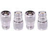 N-Type Male to UHF Female RF Coax Adapter - Pack - 4