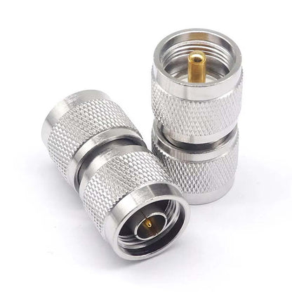 N-Type Male to UHF Male Coax Adapter - Pack - 2