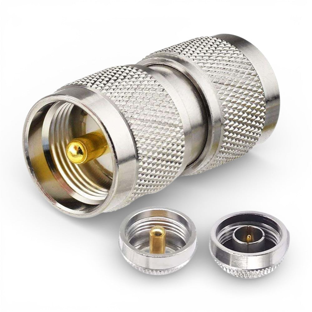N-Type Male to UHF Male Coax Adapter - Pack - 1