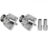 ABONIX BNC Female 4-Hole Crimp Connector for RG316/RG174- Pack- 2