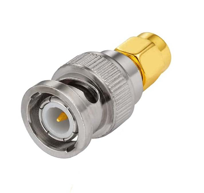 SMA Male to BNC Male Coax Adapter - Pack - 1
