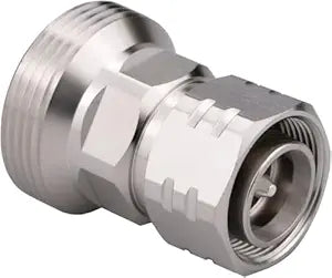 7/16 Din Female to 4.3/10 Mini Din Male Connector Male Plug to SMA Female Jack Adapter (Pack of 1)