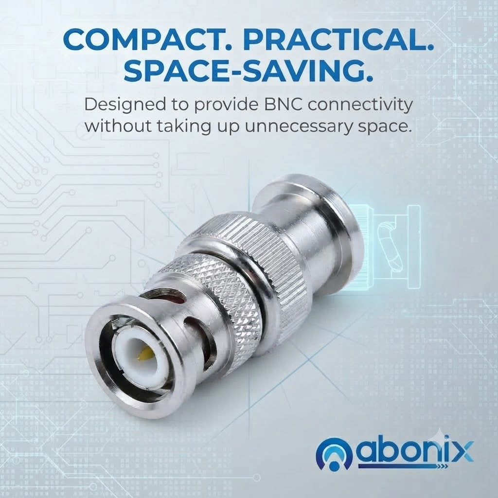 BNC Male to BNC Female RF Coax Adapter - Pack - 2