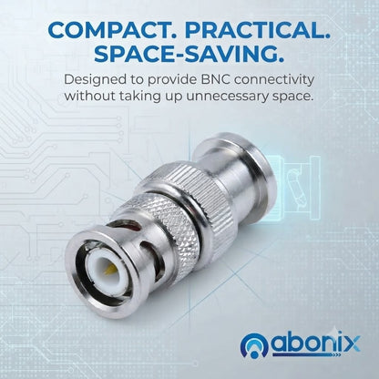 BNC Male to BNC Female RF Coax Adapter - Pack - 2