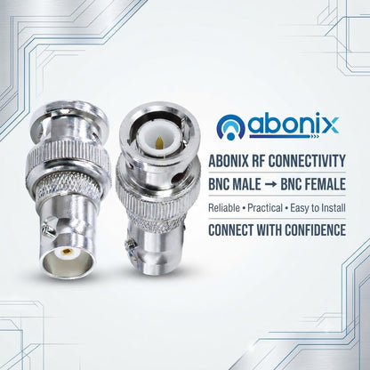 BNC Male to BNC Female RF Coax Adapter - Pack - 2