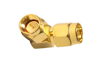 ABONIX SMA Male to SMA Male 90° Right Angle RF Adapter