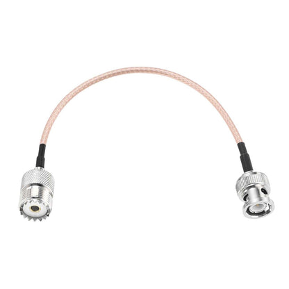 ABONIX RG316 BNC Male to UHF Female RF Coaxial Cable 1FT (30cm), Pack- 1