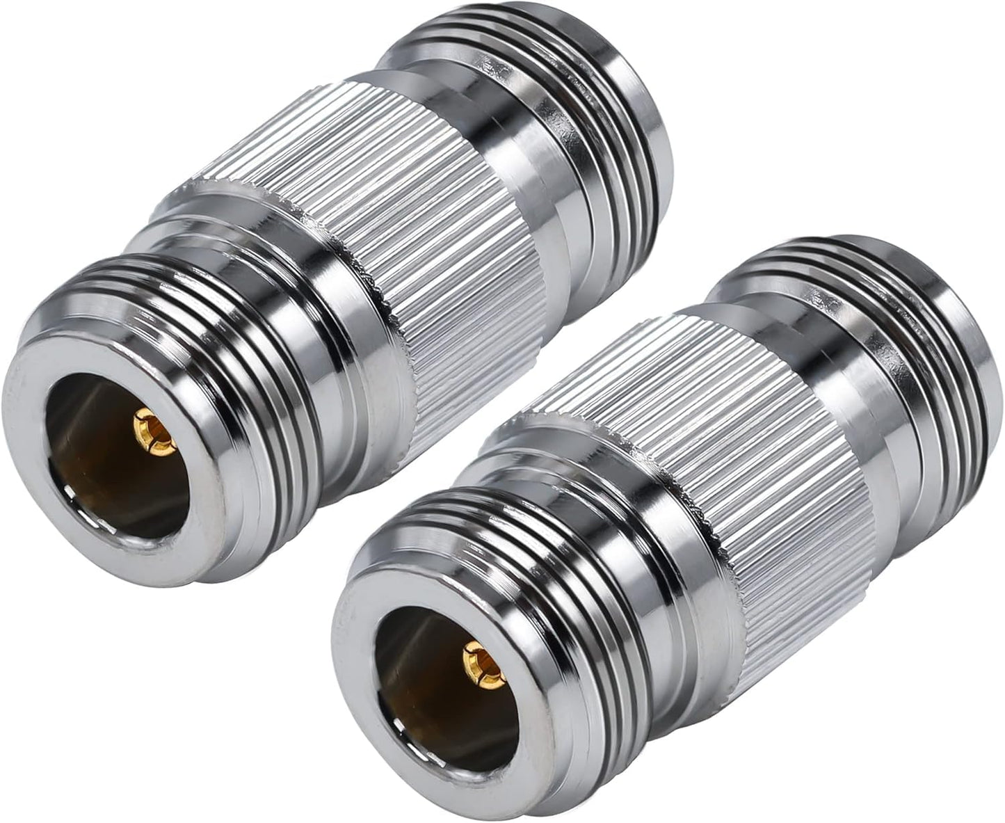 N-Type Female to N-Type Female Coaxial Adapter (Pack of 2)