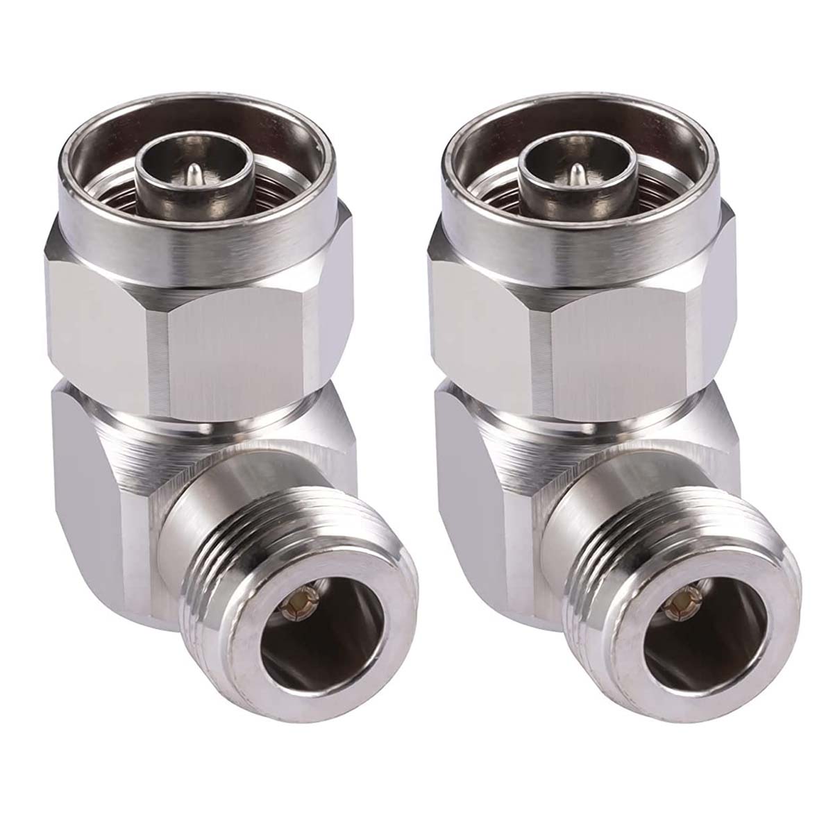 N Male To N Female Adapter Right Angle Coax Connectors 90 Degree Pack Of 2