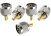 SMA Female to N Male RF Coax Adapter - Pack - 5