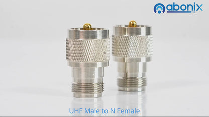 N-Type Female to UHF Male RF Coax Adapter - Pack - 4