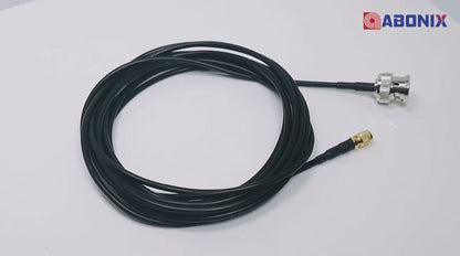 ABONIX RG174 BNC Male to 10-32 (M5) Microdot Male Cable 1 M (3FT), Pack- 1