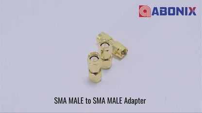 SMA Male to SMA Male Coax Adapter - Pack - 2