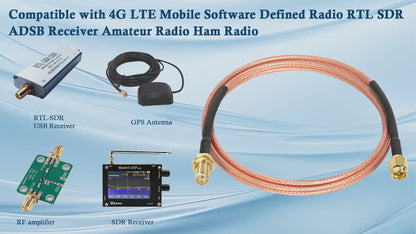 ABONIX RG316 SMA Male to SMA Female Antenna Cable 1M
