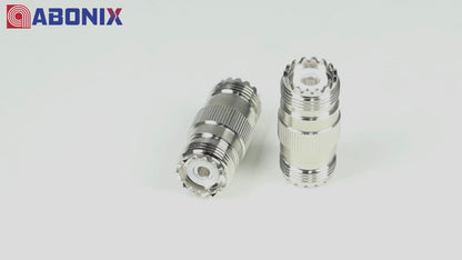 Abonix UHF Female to UHF Female Coax Adapter - Pack - 2