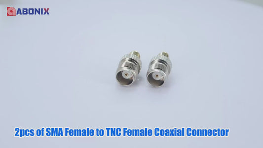 SMA Female to TNC Female Coax Adapter - Pack - 5