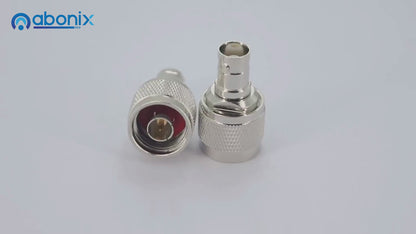 N Type Male To Bnc Female Jack Rf Coaxial Connector Pack Of 2