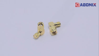 SMA Male to Female Right Angle Coax Adapter - Pack - 1