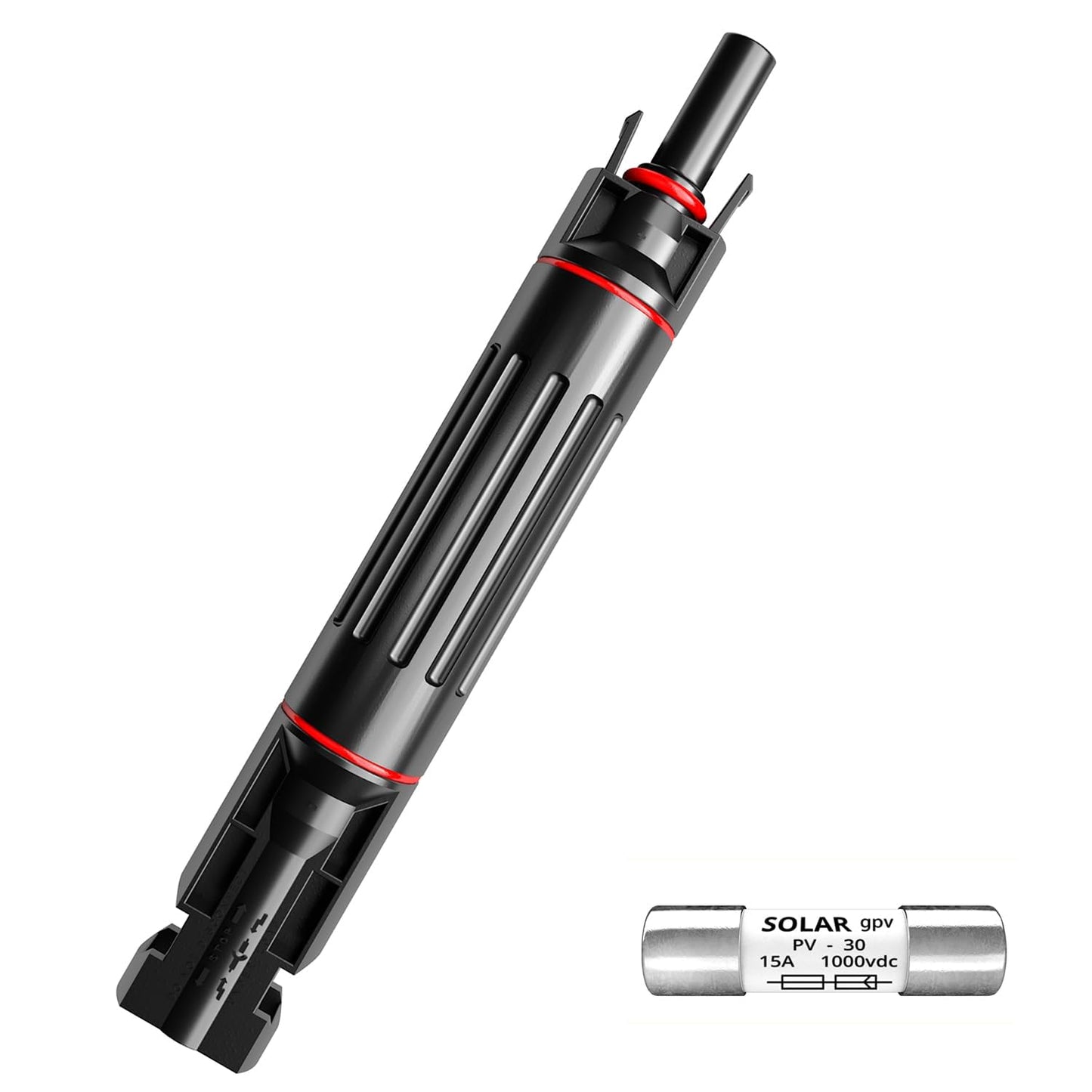 1000V 15A Solar Fuse Holder Waterproof Inline Fuse Connector For Solar Panels Pack Of 1