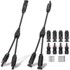 Mc4 Solar Connector Y Branch Connector 1 Pair Mc4 Connector Malefemale 4 Pairs For Parallel Connection Between Solar Panels