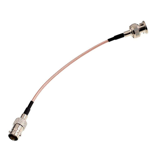 BNC Male to BNC Female 6 Inch (15cm) Low Loss RG316 RF Coaxial Antenna Extension Cable -pack -1