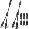 Mc4 Solar Connector Y Branch Connector 1 Pair Mc4 Connector Malefemale 3 Pairs For Parallel Connection Between Solar Panels
