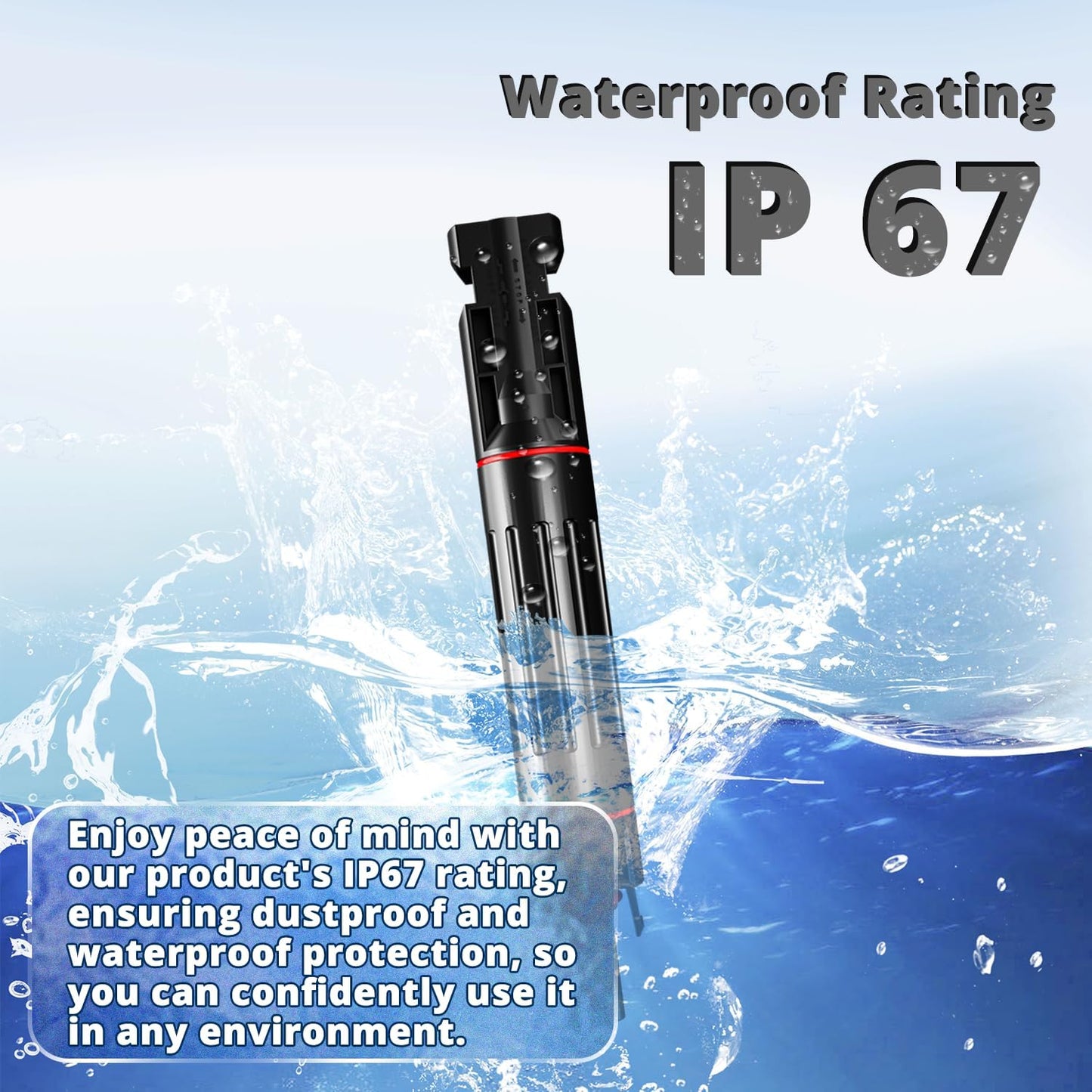 1000V 15A Solar Fuse Holder Waterproof Inline Fuse Connector For Solar Panels Pack Of 2
