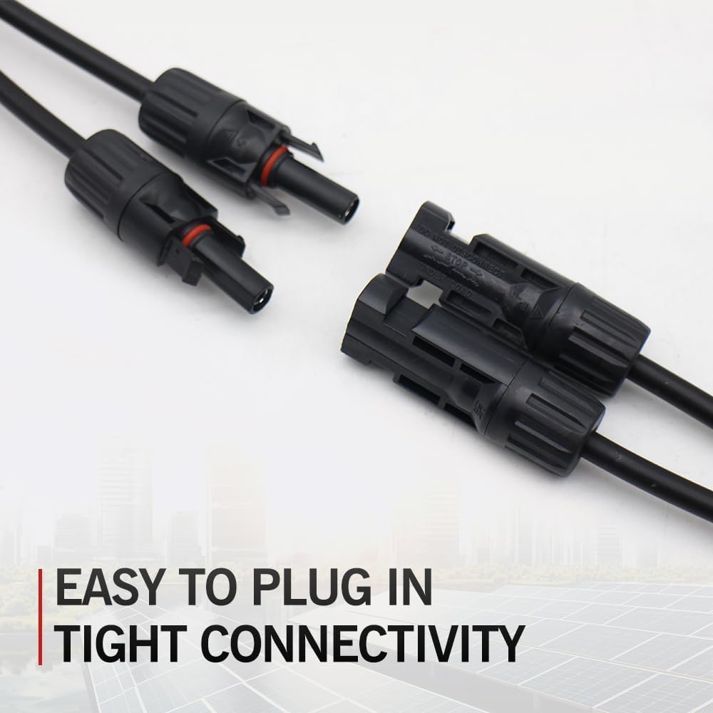 Mc4 Solar Connector Y Branch Connector 5 Pairs Mc4 Connector Malefemale 5 Pairs For Parallel Connection Between Solar Panels