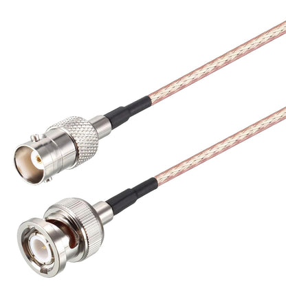BNC Male to BNC Female 6 Inch (15cm) Low Loss RG316 RF Coaxial Antenna Extension Cable -pack -1