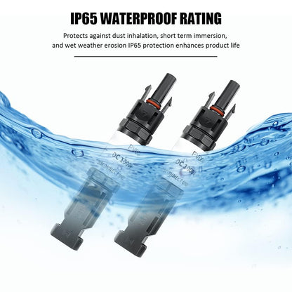 1000V 15A Male To Female Anti Reverse Diode Photovoltaic Connector For Solar Panel Pack Of 1